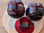 Arcoroc Siera servies delen Robijn Rood., Ophalen of Verzenden, Zo goed als nieuw, Overige stijlen, Bord(en)