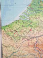 Oude schoolkaart Nederland, België, Luxemburg uit sweden, Antiek en Kunst, Antiek | Schoolplaten, Ophalen of Verzenden, Aardrijkskunde