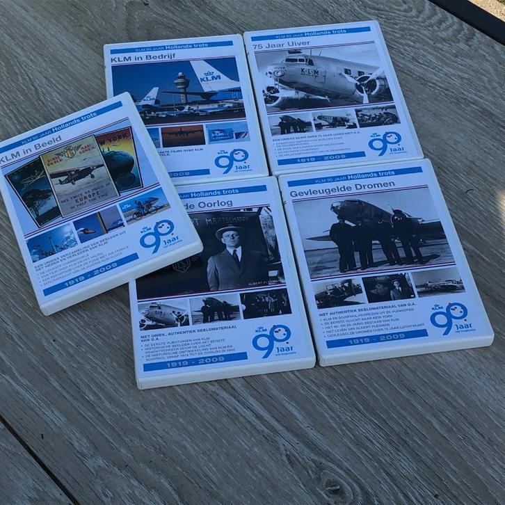 DVD KLM 90 Jaar Hollads Trots 1919 - 2009, Verzamelen, Luchtvaart en Vliegtuigspotten, Zo goed als nieuw, Overige typen, Ophalen of Verzenden