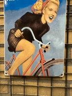 Maxwell Rijwielen emaille reclamebord, Verzamelen, Merken en Reclamevoorwerpen, Reclamebord, I, Nieuw, Ophalen of Verzenden