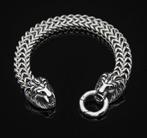 Stoere ARMBAND, Sieraden, Tassen en Uiterlijk, Armbanden, Ophalen of Verzenden, Nieuw, Zilver, Staal