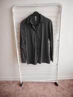 Donkegrijze travelstof blouse shirt Zoso mt S valt als M, Kleding | Dames, Maat 38/40 (M), Zoso Fashion, 1081 AC Amsterdam Netherlands