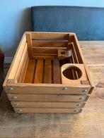 Houten fiets kratje, Huis en Inrichting, Woonaccessoires | Kisten, Ophalen, Zo goed als nieuw, Minder dan 50 cm