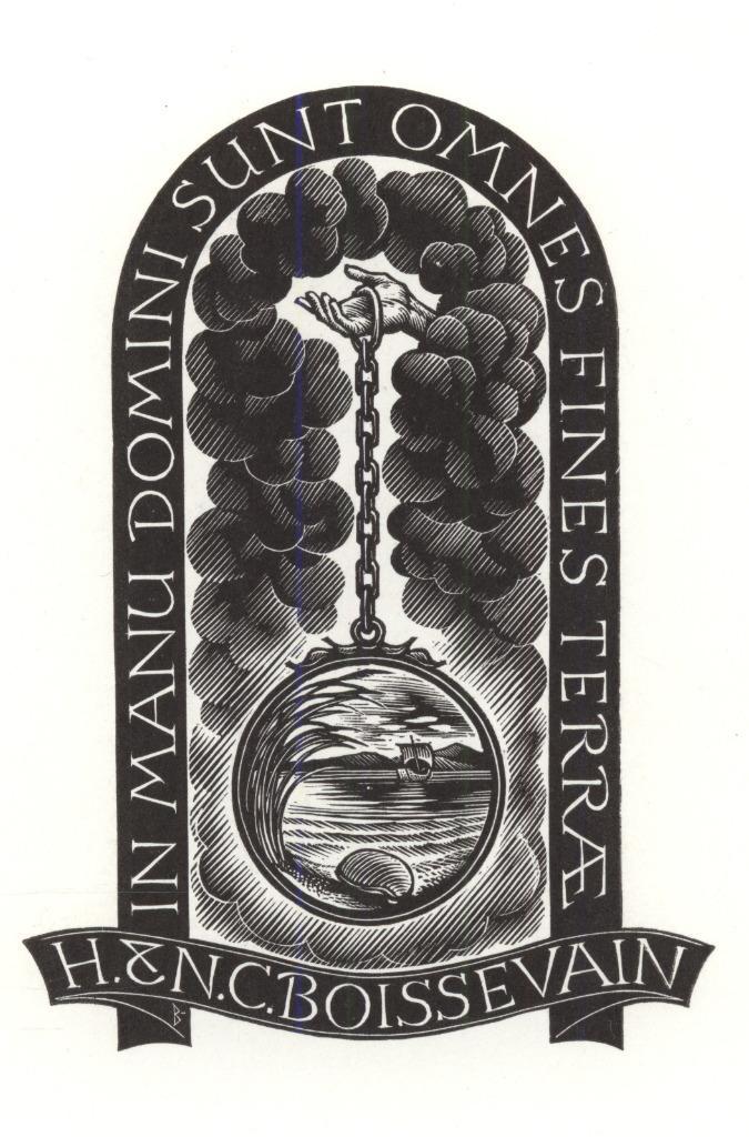 0186 Ex Libris Nederland : Nico Bulder, 1940, Antiek en Kunst, Kunst | Etsen en Gravures, Verzenden