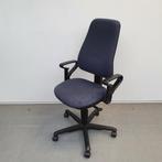 Dauphin bureaustoel - blauwe stof, Ophalen, Gebruikt, Blauw