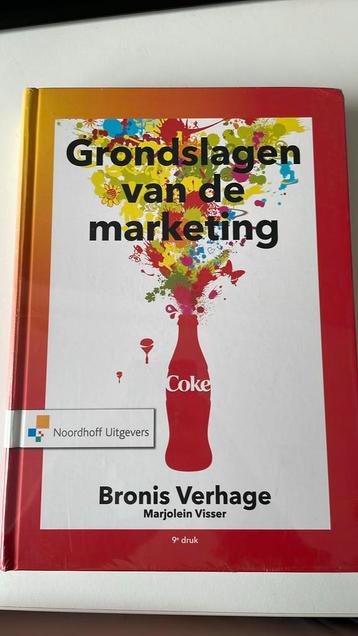 Bronis Verhage - Grondslagen van de marketing + werkboek beschikbaar voor biedingen