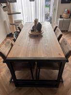 Eettafel met 6 stoelen, Ophalen, 200 cm of meer, 50 tot 100 cm, Zo goed als nieuw