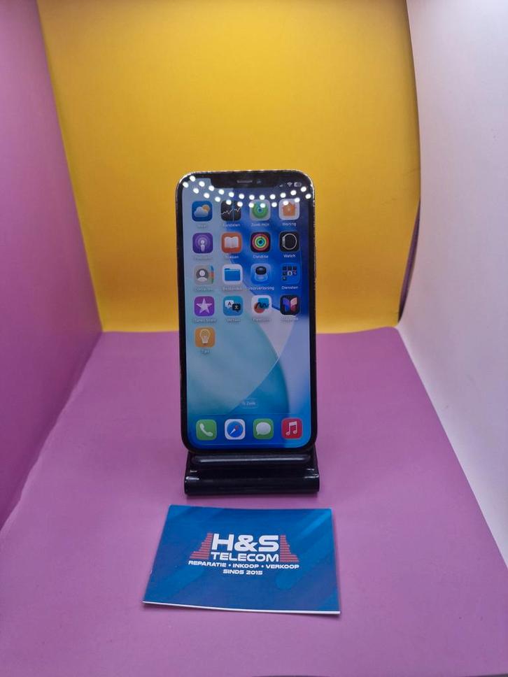 iPhone 12 Pro zwart 2 jaar garantie 128GB fc id defect, Telecommunicatie, Mobiele telefoons | Apple iPhone, Zo goed als nieuw