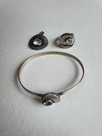 Ninex korut Finland van Karl Laine set Hanger Ring Armband, Gebruikt, Ophalen of Verzenden, Met edelsteen, Zilver