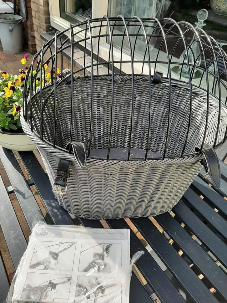 Trixie honden/dieren fietsmand voor aan het stuur zgan, Dieren en Toebehoren, Hondenmanden, Zo goed als nieuw, Ophalen of Verzenden