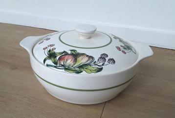Antieke dekschaal Crown Devon  servies Evesham jaren 30 beschikbaar voor biedingen