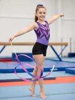 Turnpakje turnbroekje paars 110 116 122 128 134 140 146 152, Paars, Nieuw, Turnpak(je), Kindermaat 122 t/m 140