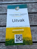 Kaartje fortuna sittard-feyenoord 26-02-2023, Ophalen of Verzenden, Nieuw, Feyenoord