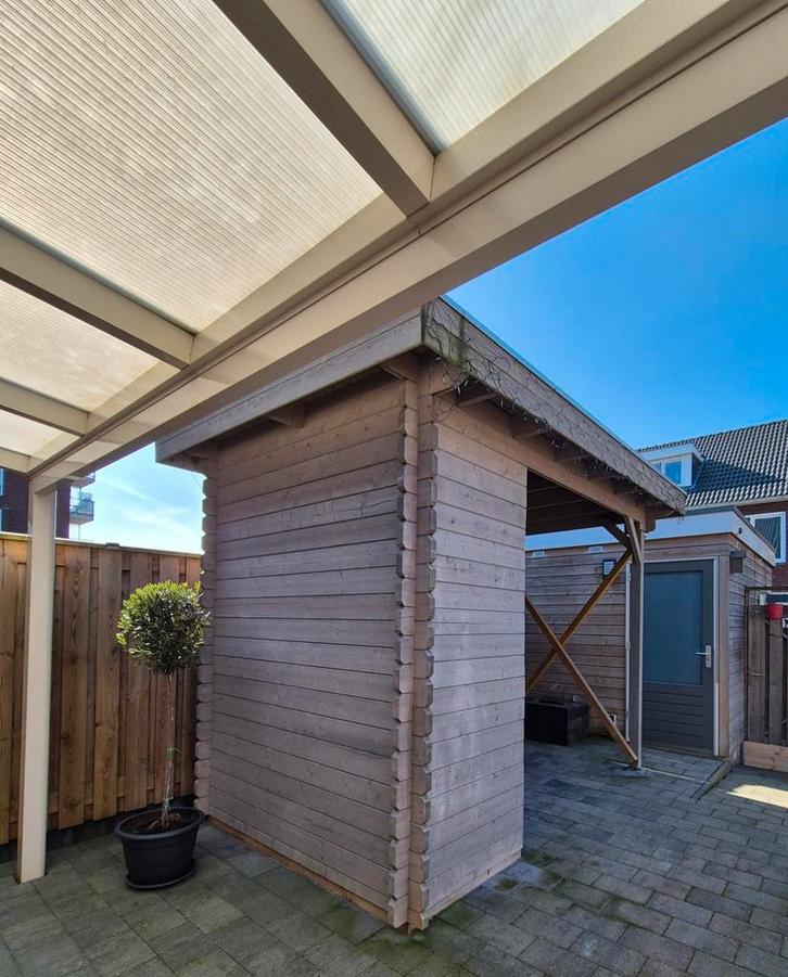 overkapping for sale, Tuin en Terras, Tuinhuizen, Hout, 200 tot 400 cm, Ophalen of Verzenden