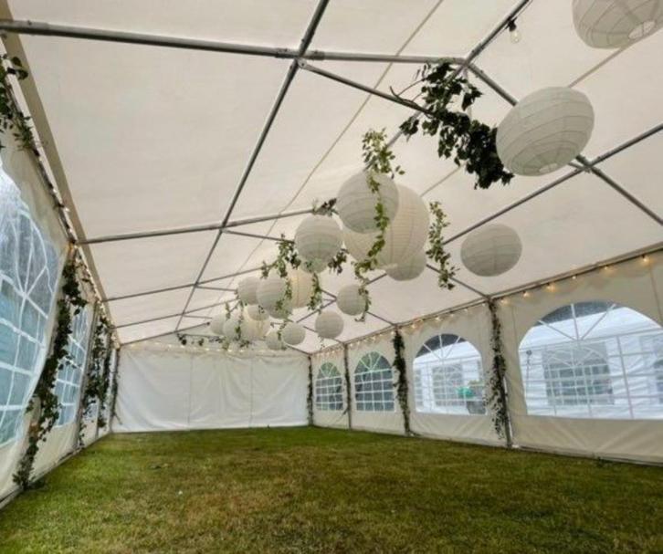 partytent 4 x 3 te huur, Tuin en Terras, Partytenten, Partytent, 2 meter of meer, Minder dan 5 meter, Minder dan 4 meter, Ophalen