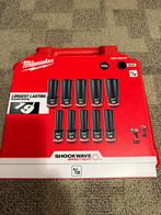 Milwaukee 4932480457 SHOCKWAVE 10-delige Krachtdoppen Nieuw, Auto diversen, Autogereedschap, Ophalen of Verzenden, Nieuw