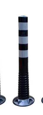 Flexibele Afzetpaal Zwart Reflecterend, Tuin en Terras, Palen, Balken en Planken, Ophalen of Verzenden