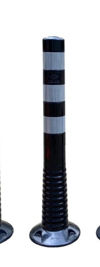 Flexibele Afzetpaal Zwart Reflecterend, Tuin en Terras, Palen, Balken en Planken, Ophalen of Verzenden