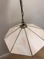 Vintage Tiffany Stijl Hanglamp - Glas in Lood, Huis en Inrichting, Ophalen of Verzenden, Gebruikt, Glas, Minder dan 50 cm