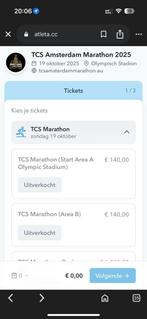 Halve marathon Mizuno Amsterdam gezocht, Tickets en Kaartjes, Evenementen en Festivals, Eén persoon
