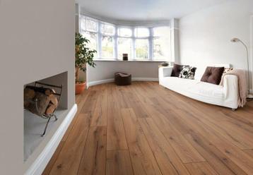 85m2 mooie donkerbruine eiken 7mm laminaat te koop! beschikbaar voor biedingen