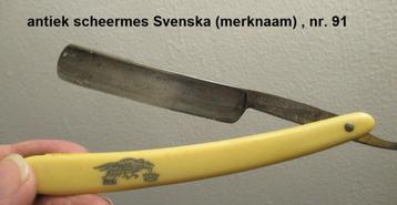heel mooi Zweeds scheermes / klapmes, Solingen staal beschikbaar voor biedingen