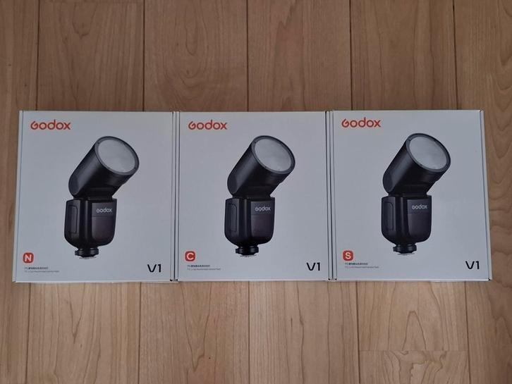 Godox V1 Sony/Nikon (Nieuw), Audio, Tv en Foto, Fotografie | Flitsers, Nieuw, Canon, Ophalen of Verzenden