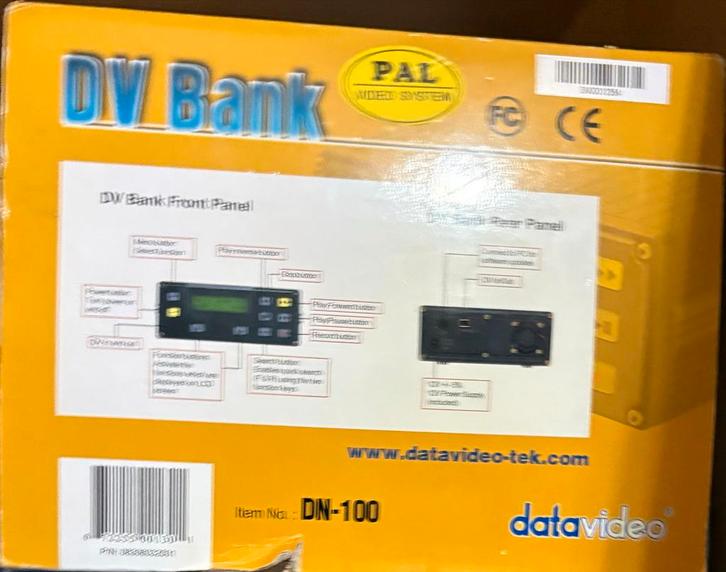 Datavideo DN-100 DV Bank, Audio, Tv en Foto, Professionele Audio-, Tv- en Video-apparatuur, Gebruikt, Video, Ophalen of Verzenden