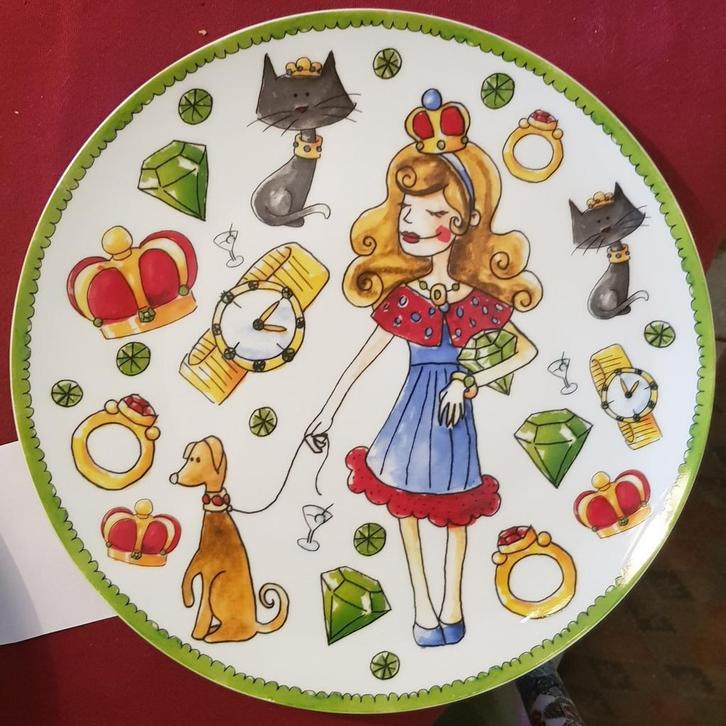 GEZOCHT! Grote, platte borden van dit Aldi servies., Huis en Inrichting, Keuken | Servies, Zo goed als nieuw, Bord(en), Overige stijlen