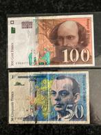 Franse Francs - Set van 2 biljetten, Ophalen of Verzenden, Frankrijk, Setje