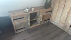 Steigerhouten TV meubel of kastje, Huis en Inrichting, Kasten | Dressoirs, Gebruikt, 150 tot 200 cm, Ophalen of Verzenden, Steiger look