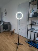 Ringlamp met telefoonhouder, 3 standen (Kerstcadeau), Audio, Tv en Foto, Fotografie | Fotostudio en Toebehoren, Ophalen