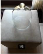 Glazen Stolp diameter 25 cm H 23 cm, Huis en Inrichting, Woonaccessoires | Stolpen, Ophalen of Verzenden, Zo goed als nieuw