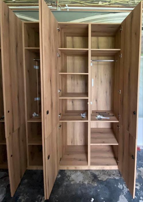 6x Eikenhouten Dubbele Lockerkast => HBD:240x104x60cm, Huis en Inrichting, Kasten | Kledingkasten, Nieuw, 200 cm of meer, 100 tot 150 cm