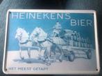 Heineken Bier Reclamebord, Ophalen of Verzenden, Gebruikt, Reclamebord