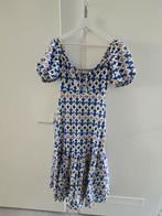 Zara Jurk met print - Maat S, Kleding | Dames, Jurken, Blauw, Zara, Ophalen of Verzenden, Zo goed als nieuw