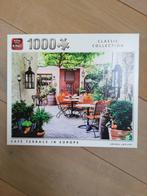 Puzzel 1000 stukjes. Café terrace in Europe., Hobby en Vrije tijd, Denksport en Puzzels, Ophalen of Verzenden, Zo goed als nieuw