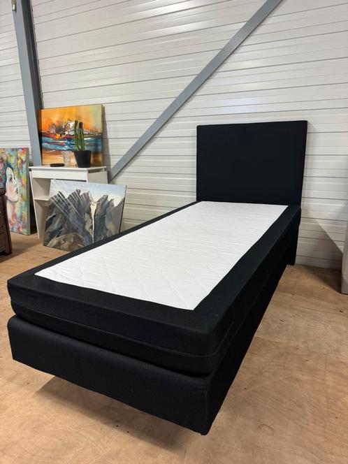 Boxspring 90x200 zgan, Huis en Inrichting, Slaapkamer | Boxsprings, Zo goed als nieuw, 90 cm, 200 cm, Eenpersoons, Overige kleuren