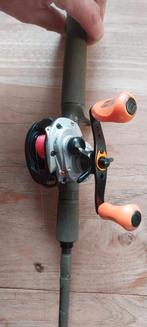 Savage Gear SG4 Vertical Specialist + Abu Garcia Reel, Watersport en Boten, Ophalen, Gebruikt, Complete hengel
