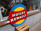 Huiles Renault groot oud reclamebord, Ophalen, Reclamebord, Gebruikt, .