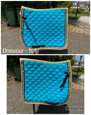 Lichtblauw / turquoise dekje - dressuur full beschikbaar voor biedingen