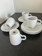 Nespresso Espresso 4 kop en schotel, Ophalen of Verzenden, Zo goed als nieuw, Overige stijlen, Kop(pen) en/of Schotel(s)