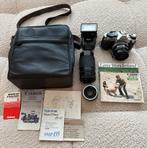 Canon AE-1 Spiegelreflexcamera met accessoires, Ophalen of Verzenden, Gebruikt, Spiegelreflex, Canon