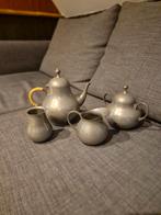 Tinnen theeservies - 4 delig, Antiek en Kunst, Antiek | Tin, Ophalen