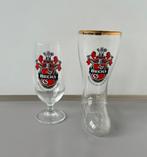 Set van 2 Vintage Beck's Bierglazen Laarsglas & Voetglas, Verzamelen, Biermerken, Ophalen of Verzenden, Zo goed als nieuw, Glas of Glazen