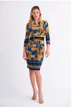 ZGAN stretchy dolce royalblue jurk JOSEPH RIBKOFF D/NL 46, Overige kleuren, Verzenden, Jurk, Joseph Ribkoff