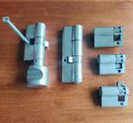 cilinders + certificaat + sleutes, Ophalen of Verzenden, Gebruikt, Rvs, Slot
