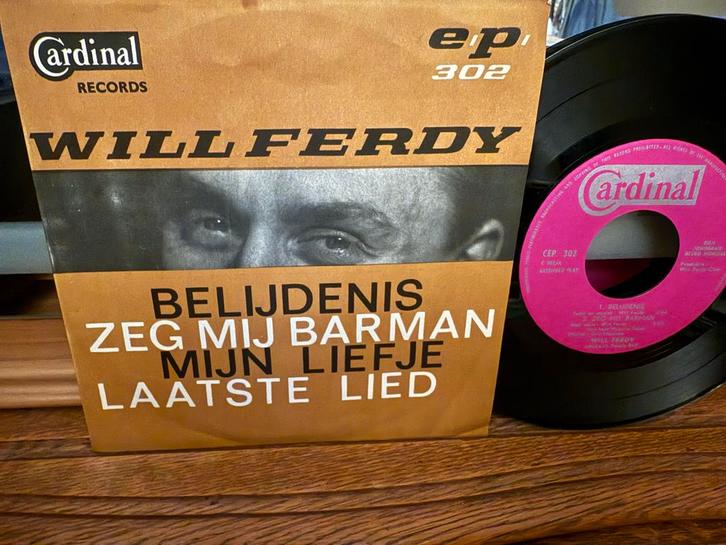 Will Ferdy - EP 302 - Cardinal Records, Cd's en Dvd's, Vinyl Singles, Zo goed als nieuw, Single, Nederlandstalig, 7 inch, Ophalen of Verzenden