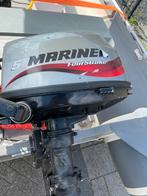 Mariner 5pk 4takt kortstaart, Watersport en Boten, Buiten- en Binnenboordmotoren, 5 tot 10 pk, Benzine, Buitenboordmotor, Gebruikt