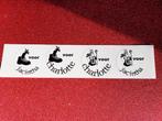 Gepersonaliseerde sinterklaas stickers 4 stuks naar keuze, Ophalen of Verzenden, Nieuw, Versiering